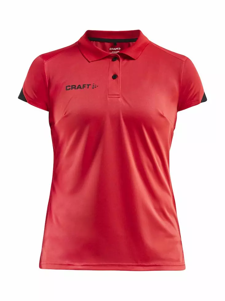 Pro Control Impact Polo W, BRIGHT RED-BLACK - Craft Vaatteet - 1908226-430999 - 1