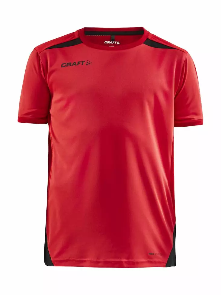Pro Control Impact SS Tee Jr, BRIGHT RED-BLACK - Craft Vaatteet - 1908230-430999 - 1
