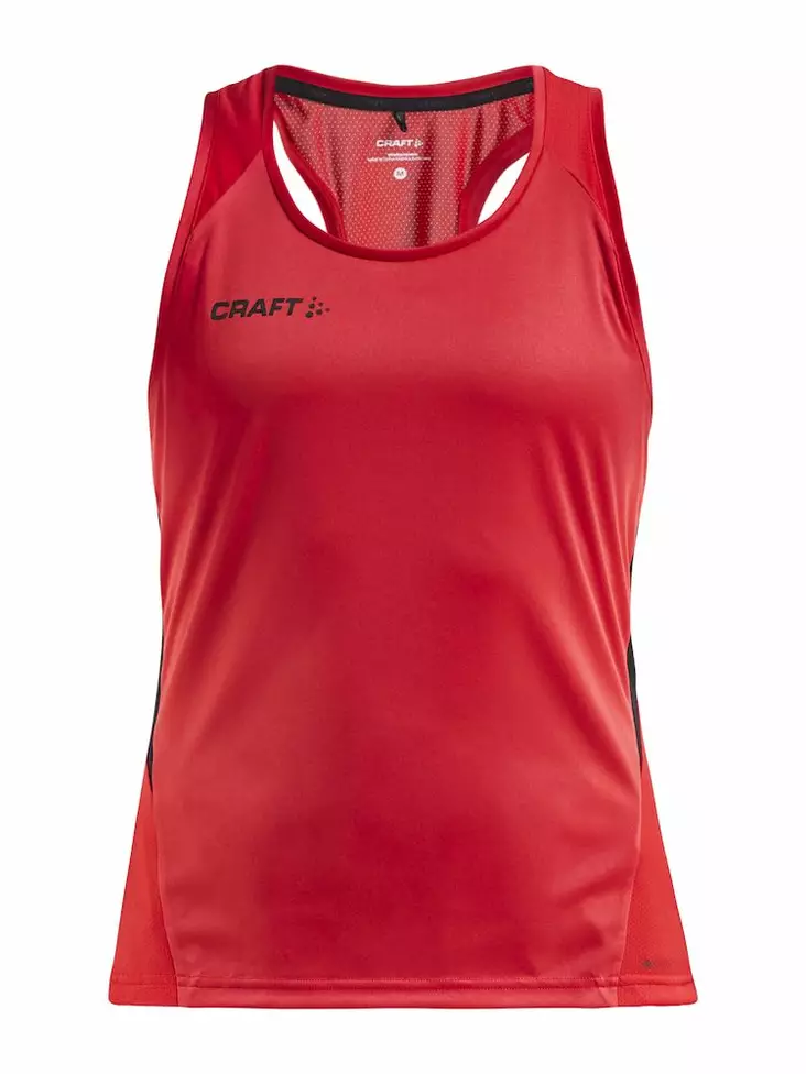 Pro Control Impact Singlet W, BRIGHT RED-BLACK - Craft Vaatteet - 1908235-430999 - 1