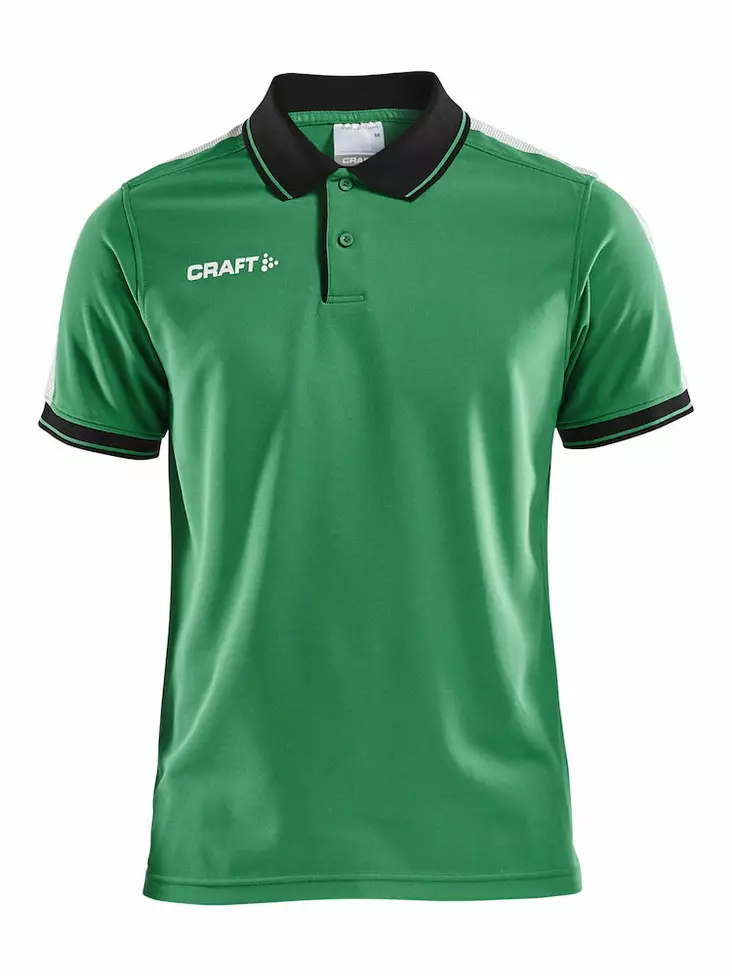 Pro Control Poloshirt M, Team Green/Black - Craft Vaatteet - 1906734-651999 - 1