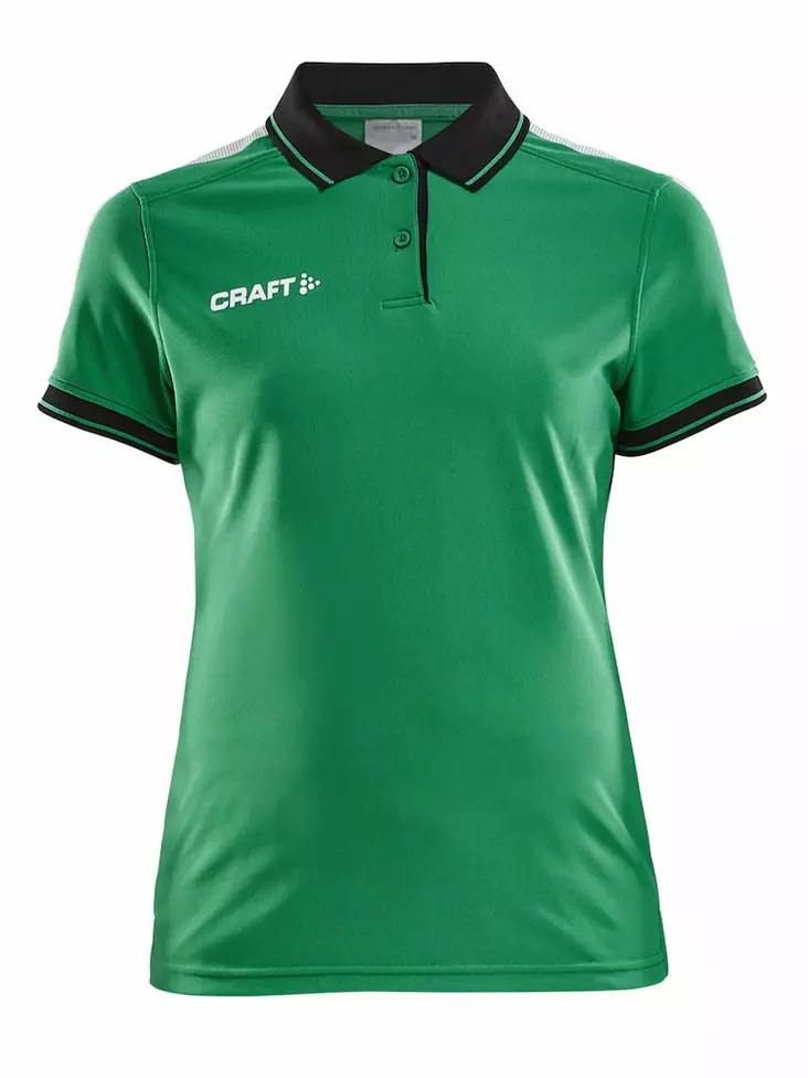 Pro Control Poloshirt W, Team Green/Black - Craft Vaatteet - 1906735-651999 - 1