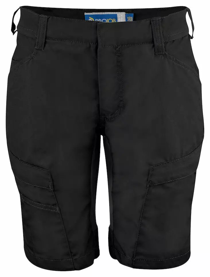ProJob 2555 Naisten Stretch Shortsit, Black - Projob Työshortsit - 642555-99 - 1