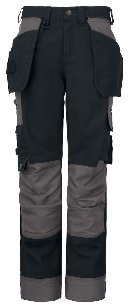 ProJob 5522 Naisten Riipputaskuhousut, Black - Projob Työhousut - 645522-99 - 1