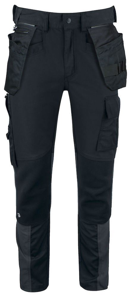 ProJob 5550 Stretch-työhousut, Musta - Projob Työhousut - 645550-99 - 1