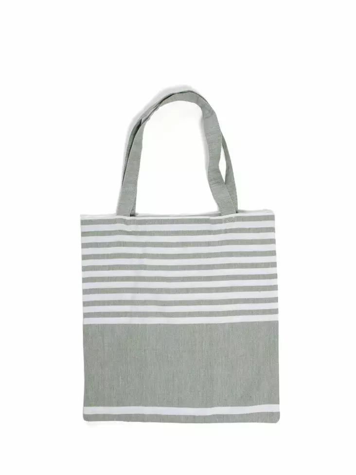 Sagaform Ella hamam puuvillakassi, vihreä - Tekstiilit ja Laukut - 5018169 - 1