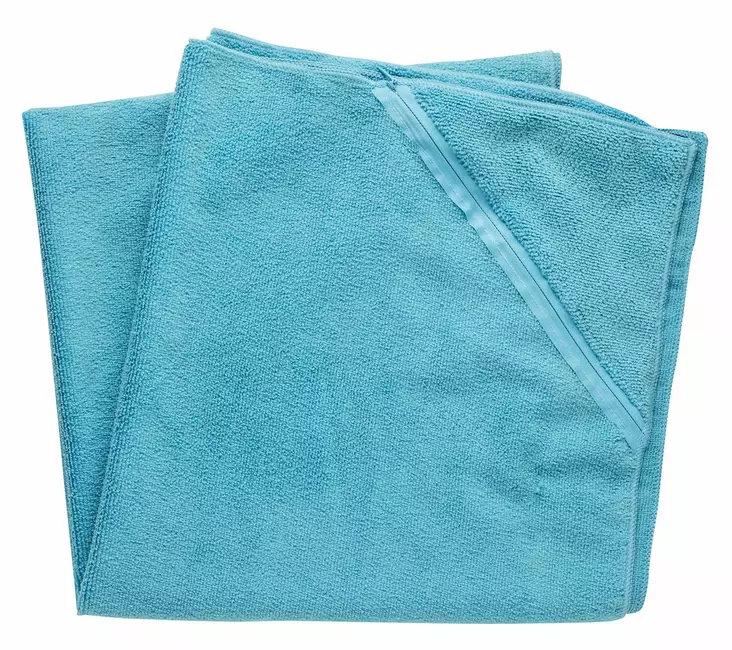 Sagaform Urheilupyyhe taskulla iso, sininen 70 x 140cm - Koti ja Keittiö - 5017159 - 1