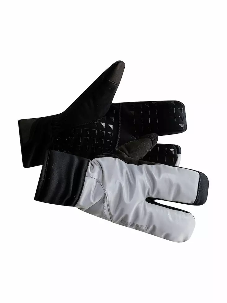 Siberian Glow Split Finger Glove, Silver/Black - Craft Vaatteet - 1906574-926999 - 1