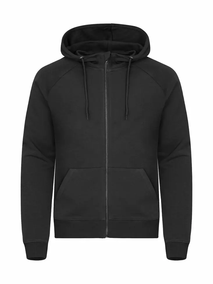 Clique Miami PRO Hoody Full Zip, Musta - Clique Vaatteet - 0201054-99 - 1