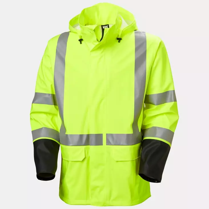 Helly Hansen Addvis Rain Jacket, 369 Yellow/Ebony - Helly Hansen Huomiosadeasut - 70155-369 - 1