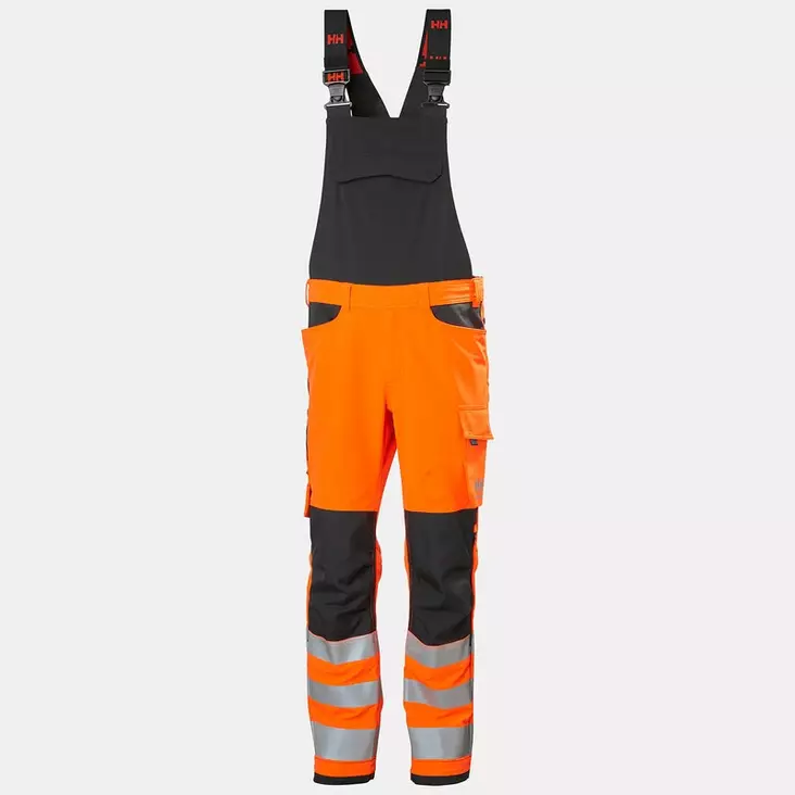 Helly Hansen Alna 4X Work Bib LK2, 269 Orange/Ebony - Helly Hansen Huomioavosuojat - 77549-269 - 1