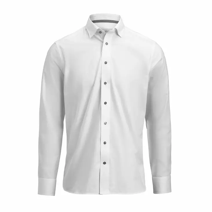 J.Harvest & Frost YB56 Twill Slim, Valkoinen / harmaa - J.Harvest & Frost Vaatteet - 2905602-119 - 1