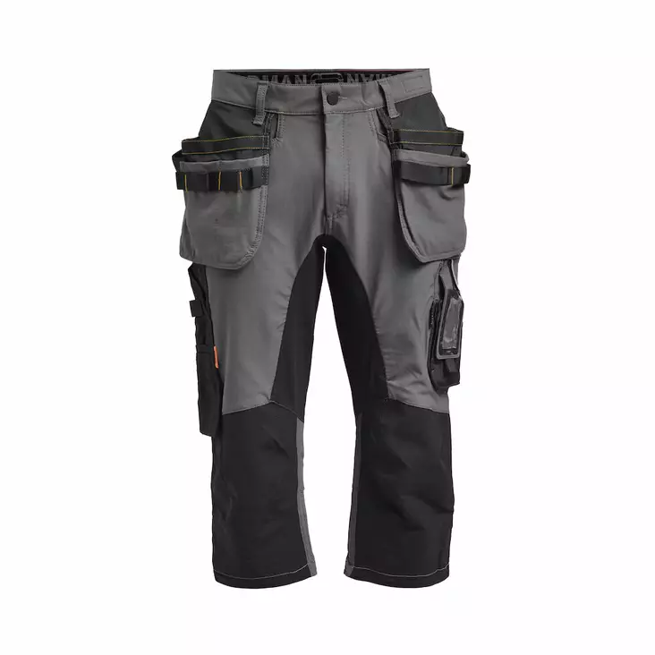 Jobman 2195 Piraattihousut Stretch, tummanharmaa/musta - Jobman Työvaatteet - 65219518-9899 - 1