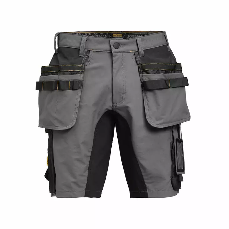 Jobman 2196 Työshortsit Stretch, tummanharmaa/musta - Jobman Työvaatteet - 65219618-9899 - 1