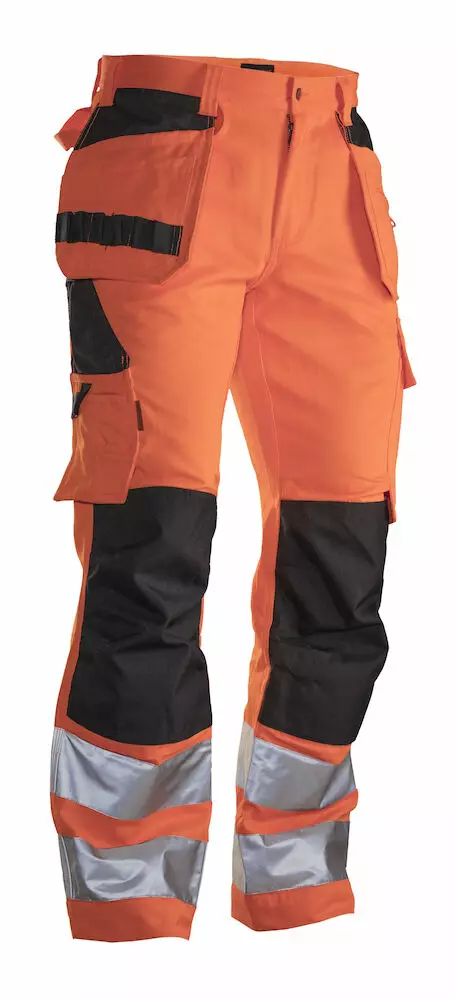 Jobman 2377 Riipputaskuhousut Hi-vis, oranssi/musta - Jobman Huomiotyövaatteet - 65237762-3199 - 1