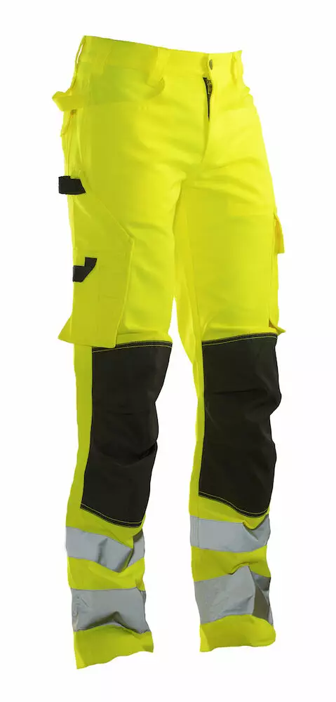 Jobman 2378 Reisitaskuhousut Hi-Vis, keltainen/musta - Jobman Huomiotyövaatteet - 65237862-2199 - 1