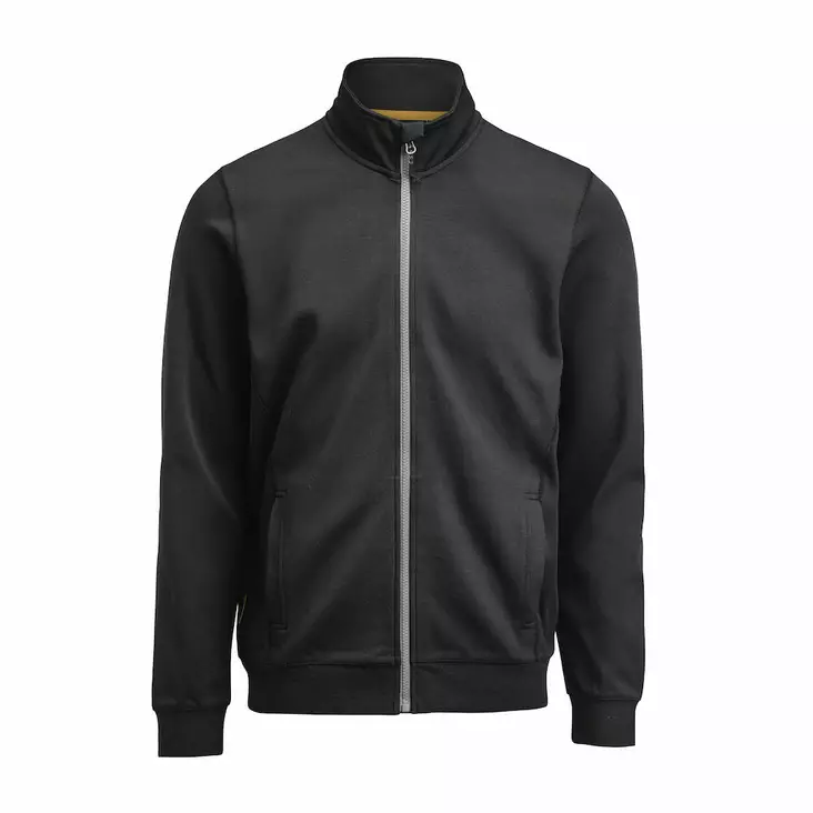 Jobman 5403 Vetoketjullinen collegepusakka, Musta/musta - Jobman Työvaatteet - 65540320-9999 - 1