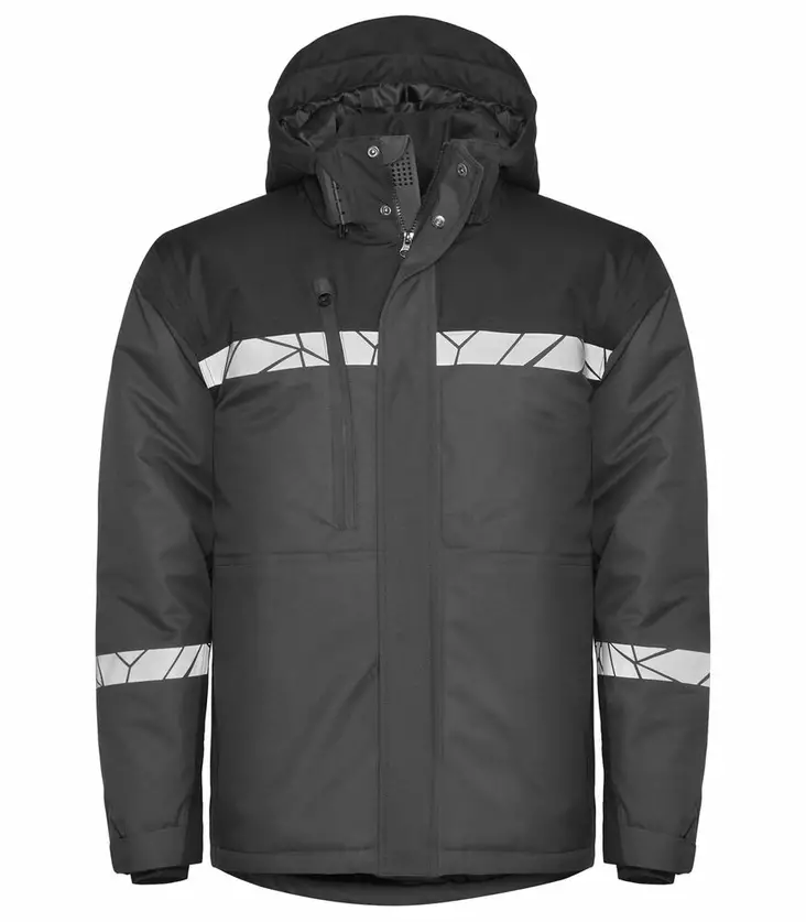 ProJob 7413 Topattu Softshell-takki, Grey/Black - Projob Työtakit - 647413-9899 - 1
