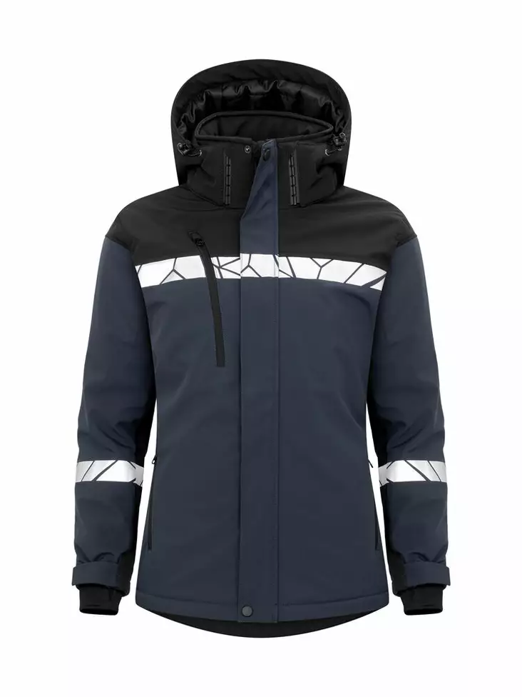 ProJob 7418 Topattu Softshell-takki, Navy/Black - Projob Työtakit - 647418-5899 - 1