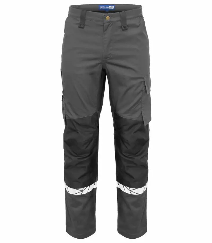 ProJob 7508 Housut, Grey/Black - Projob Työhousut - 647508-9899 - 1