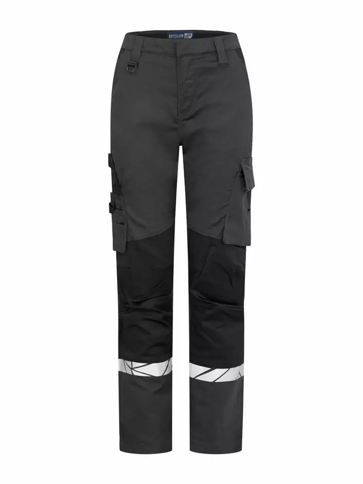 ProJob 7511 Housut Naiset, Grey/Black - Projob Työhousut - 647511-9899 - 1