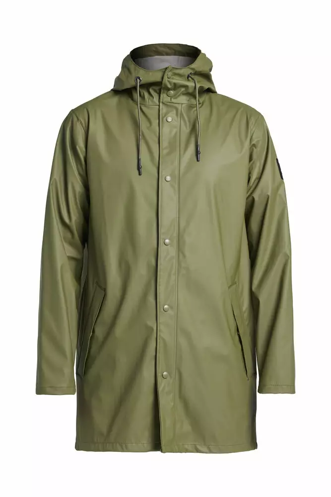 Tenson Apelviken PU Raincoat Men, Olive - Tenson Vaatteet - 465017644-649 - 1