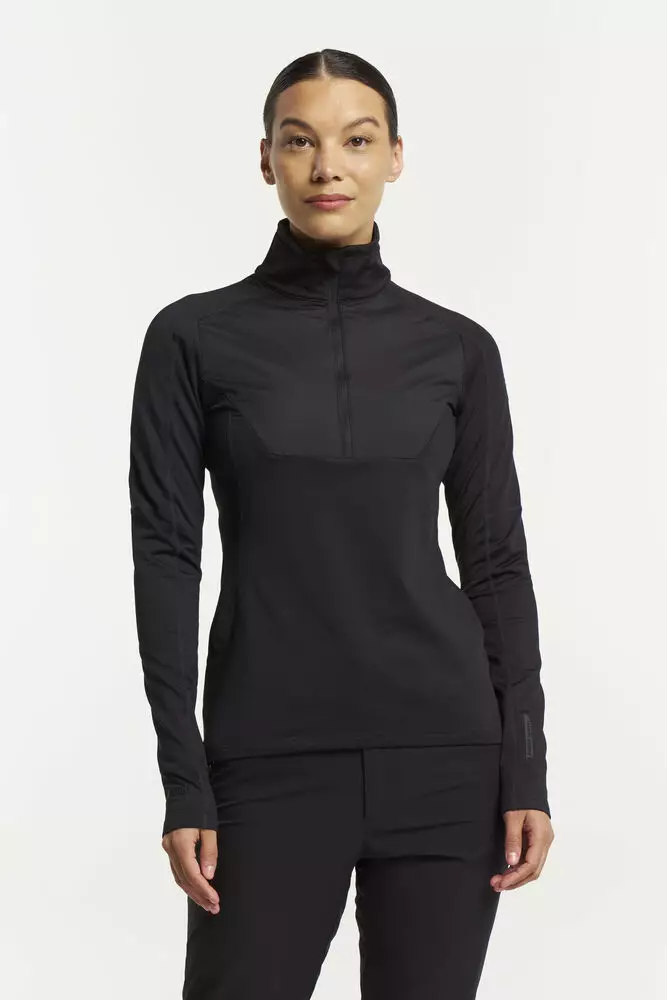 Tenson TXlite Windblock Halfzip Women, Black - Tenson Vaatteet - 465018115-999 - 1