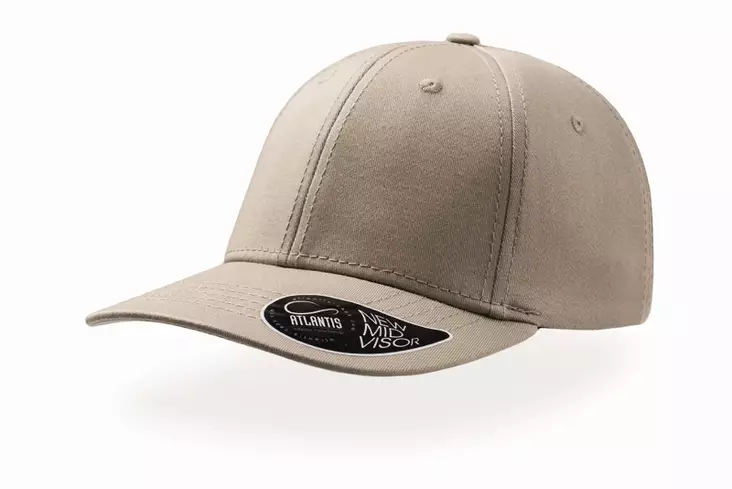 Atlantis Pitcher Mid Visor-lippis, Khaki - Kaikki Profiilivaatemerkit - PITB-KA - 1