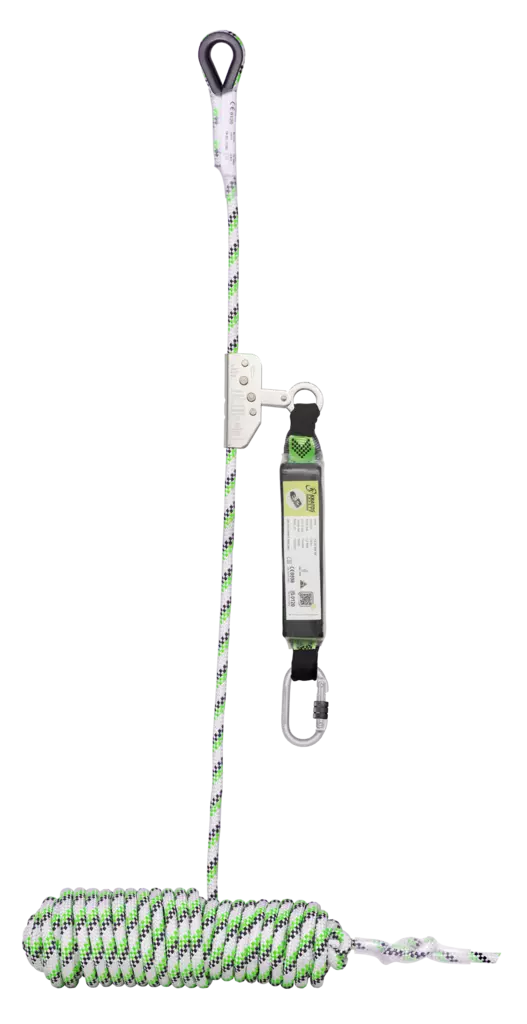 Kratos NIRO-S, Guided-Type Fall Arrester on kernmantle rope 10 m, with energy absorber - Kratos putoamissuojaimet - FA2010210A - 1