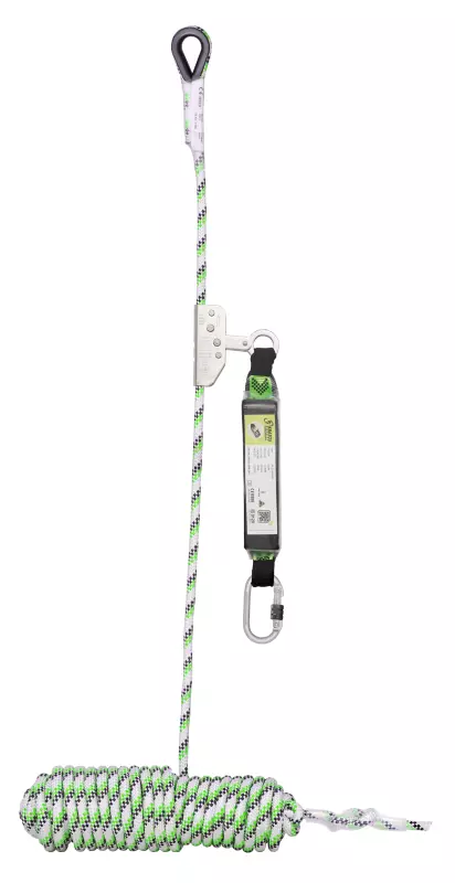Kratos NIRO-S, Sliding fall arrester on 30 m kernmantle rope, with energy absorber - Kratos putoamissuojaimet - FA2010230A - 1