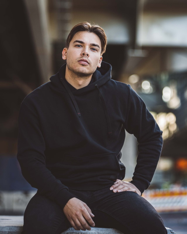 Tuuma Sopiva Huppari, Musta - Tuuma Työvaatteet - TU-SH-B - 1