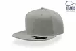 Atlantis Snap Back suoralippa, Grey Melange - Kaikki Profiilivaatemerkit - SNAP-GRME - 1