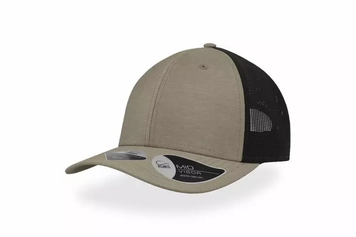 Atlantis Whippy Mid Visor joustoverkkolippis, Grey Melange - Kaikki Profiilivaatemerkit - WHIP-GRME - 1