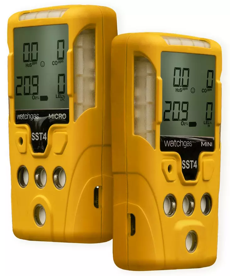 WatchGas SST4 MICRO Monikaasumittari LEL(LPC)/H2S/CO/O2 - Kaasumittarit - SST4-MIC-X10MH - 1