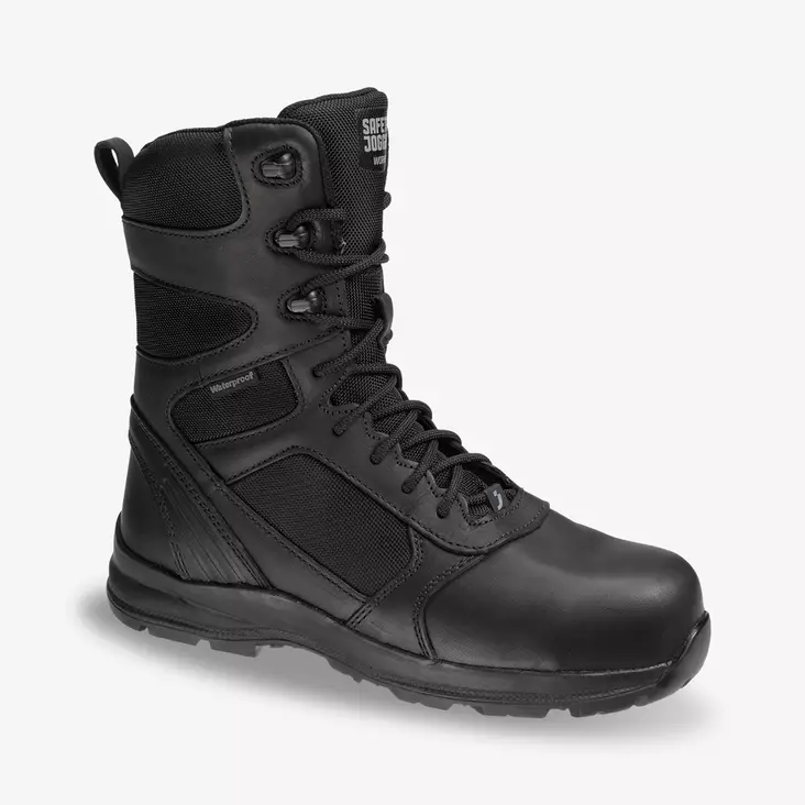 Safety Jogger Shark Waterproof S3 Safety Boots with zipper, Black - Kaikki Turvakenkämerkit - SJ-SHARK-BLK - 1
