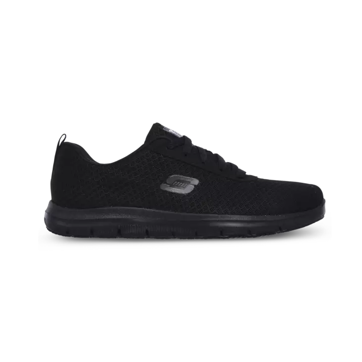 Skechers VN Relaxed Fit Ghenter Bronaugh Work Shoe w, Black - Skechers työkengät - 77210EECBLK - 1