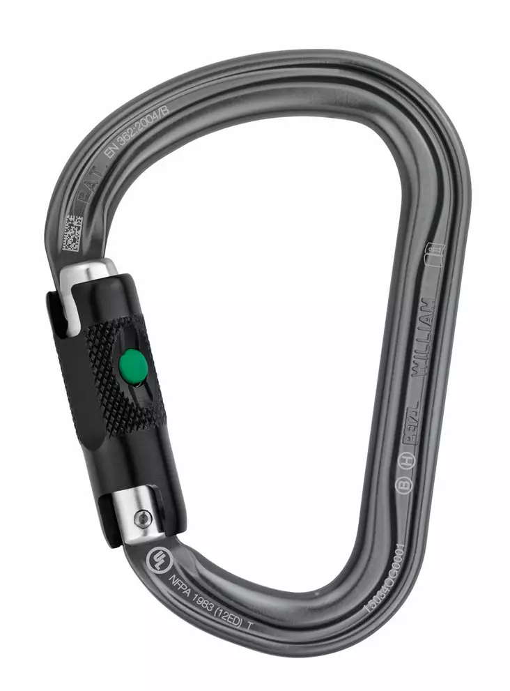 Petzl WILLIAM BALL-LOCK CARABINER - Petzl putoamissuojaimet - M36A-BL - 1