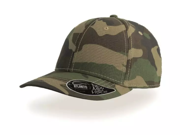 Atlantis Pitcher Mid Visor-lippis, Camouflage - Kaikki Profiilivaatemerkit - PITB-CM - 1