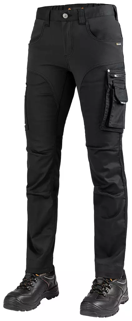 L.Brador 1842PB-W Naisten Työhousut, Musta - Työhousut - LB-1842PB-W-M - 1