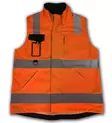 Standsafe HV052 Työnjohtajan liivi LK2, Oranssi - Standsafe Huomiotyövaatteet - HV052-O - 1