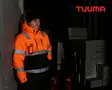 Tuuma Huomio talvitakki, Oranssi/Musta - Tuuma Huomiotyövaatteet - TU-HTT-O - 12