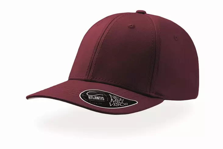 Atlantis Pitcher Mid Visor-lippis, Burgundy - Kaikki Profiilivaatemerkit - PITB-BO - 1