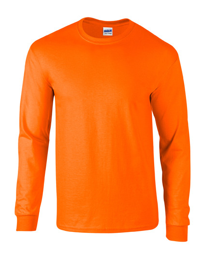 Gildan G2400 Pitkähihainen T-paita, Safety Orange - Työpaidat - G2400-SO - 1