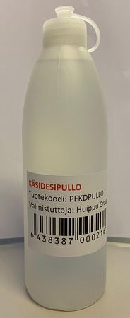 Huippu Käsidesi 500ml pullo - Suojavarusteet Covid-19 vastaan - COV-PFKDPULLO - 1