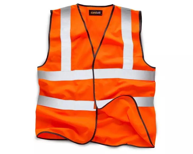 Standsafe HV001 Huomioliivi LK2, Oranssi - Standsafe Huomiotyövaatteet - HV001-O - 1