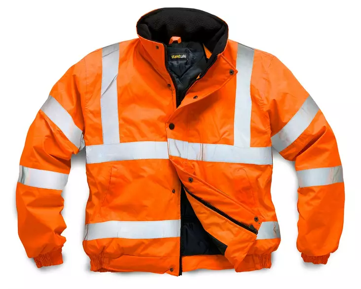Standsafe HV002 Bomber Talvitakki LK3, Oranssi - Standsafe Huomiotyövaatteet - HV002-O - 1