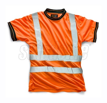 Standsafe HV007 T-Paita LK2, Oranssi - Standsafe Huomiotyövaatteet - HV007-O - 1