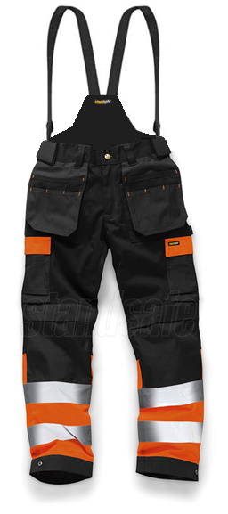 Standsafe WK010W Talvihousut LK1, Oranssi/Musta - Standsafe Huomiotyövaatteet - WK010W-O - 1