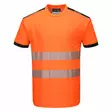Portwest T181 HV T-Paita LK2, Oranssi/Navy - Huomiopaidat - T181-ONR - 1