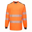 Portwest T185 HV Pitkähihainen T-Paita LK2, Oranssi/Musta - Huomiopaidat - T185-OBR - 1