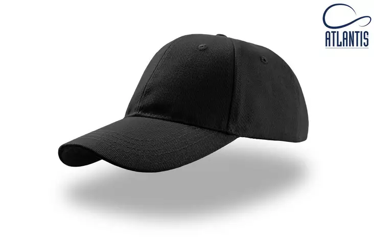 Atlantis Liberty Six baseball-lippis, tarra, Black - Kaikki Profiilivaatemerkit - LIST-NR - 1